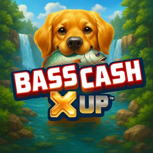 Bass Cash X UP slot icon by Alchemy Gaming, available at Jack`s Casino