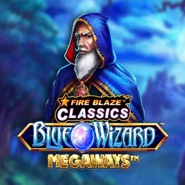 Fire Blaze Blue Wizard Megaways logo – Slots by Rarestone Gaming at Jack`s Casino