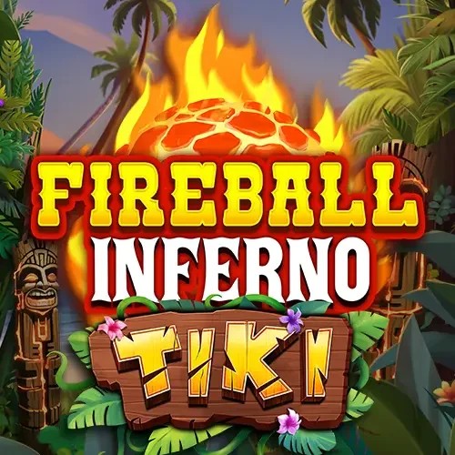 Fireball Inferno Tiki by NetEnt, showcased at jack-casino.eu – game logo