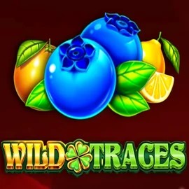 Wild Traces slot logo by Amusnet Interactive at Jack`s Casino